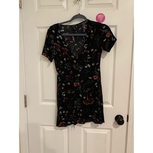 Flower mini dress